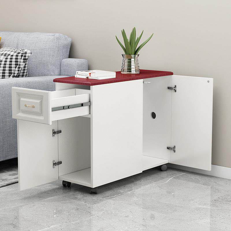 欧式沙发边柜侧边柜客厅扶手柜缝隙柜边几可移动小茶桌美甲桌角几