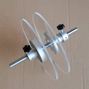 挡料盘铝合金弹簧压板压克力夹料片轴孔12编带机紧固圈收放料夹头