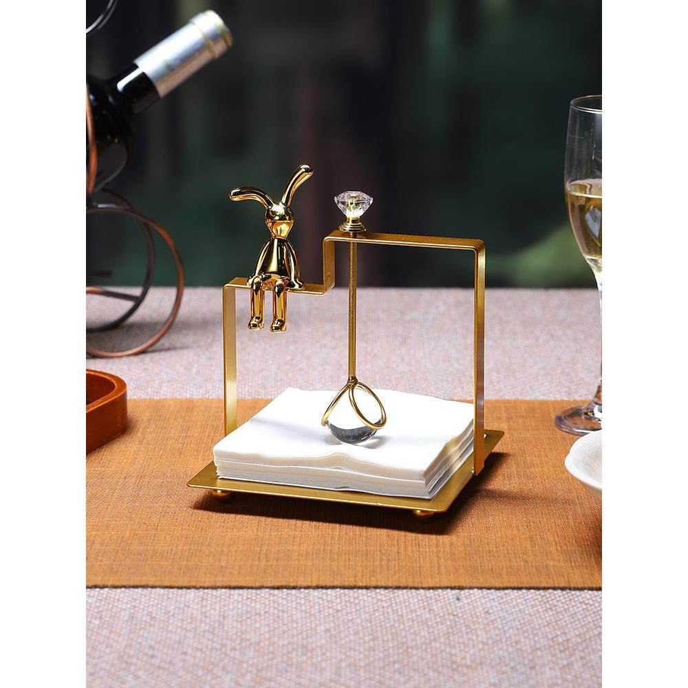 可爱的兔子纸巾持有人湿纸巾持有人创意桌面厨房纸巾持有人餐巾存,收纳整理,纸巾架,淘宝优惠券,粉丝福利购,淘宝优惠卷