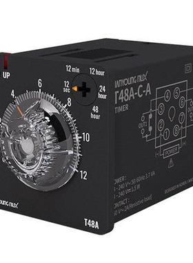 韩荣T48A-1B-A时间继电器T48A-12B-A定时器T48A-3B-A T48A-6B-A