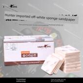 White海绵砂纸75 进口Hunter Off 100干湿车漆手机壳抛光砂纸