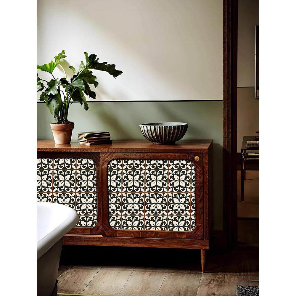 南洋风经典覆古中古装饰自粘贴纸墙贴家具厨房卫生间防水楼梯阳台,家居饰品,软装墙贴,淘宝优惠券,粉丝福利购,淘宝优惠卷