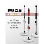 家用免手洗地拖自动脱水拖把桶拖把替换头旋转拖把杆单卖通用配件