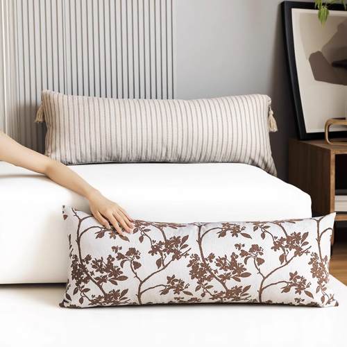 轻法式长条抱枕女生睡觉专用客厅沙发长枕床头靠垫腰靠侧睡靠背枕