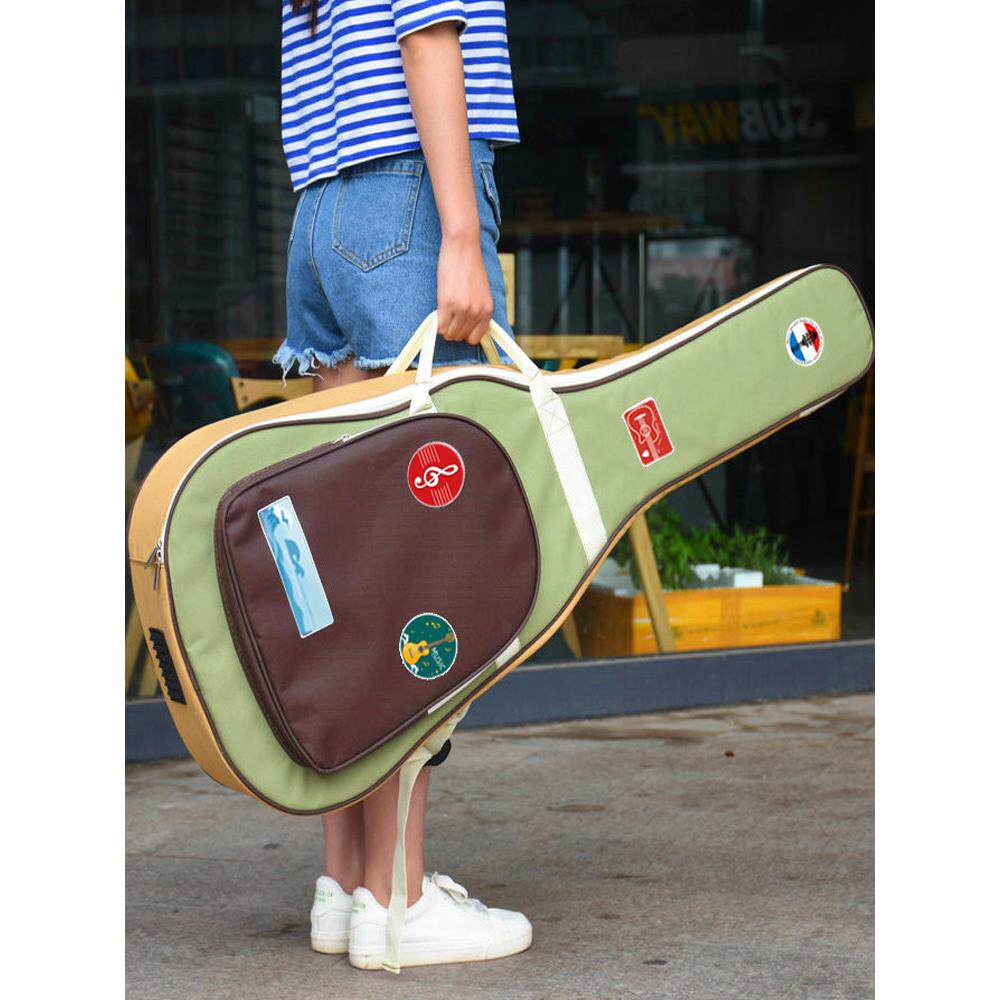 吉他包41英寸防水和泡沫包装38英寸吉他套装可爱39英寸男女民谣学