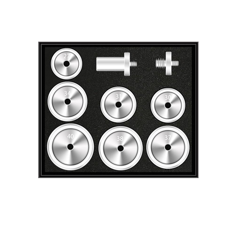 千田修表工具 压盖机配件压玻璃模子 9颗压盖模子组装手表表盖