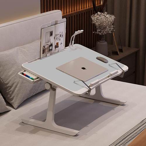 床上小桌宿舍寝室学习桌电脑支架飘窗坐地懒人桌车载折叠桌