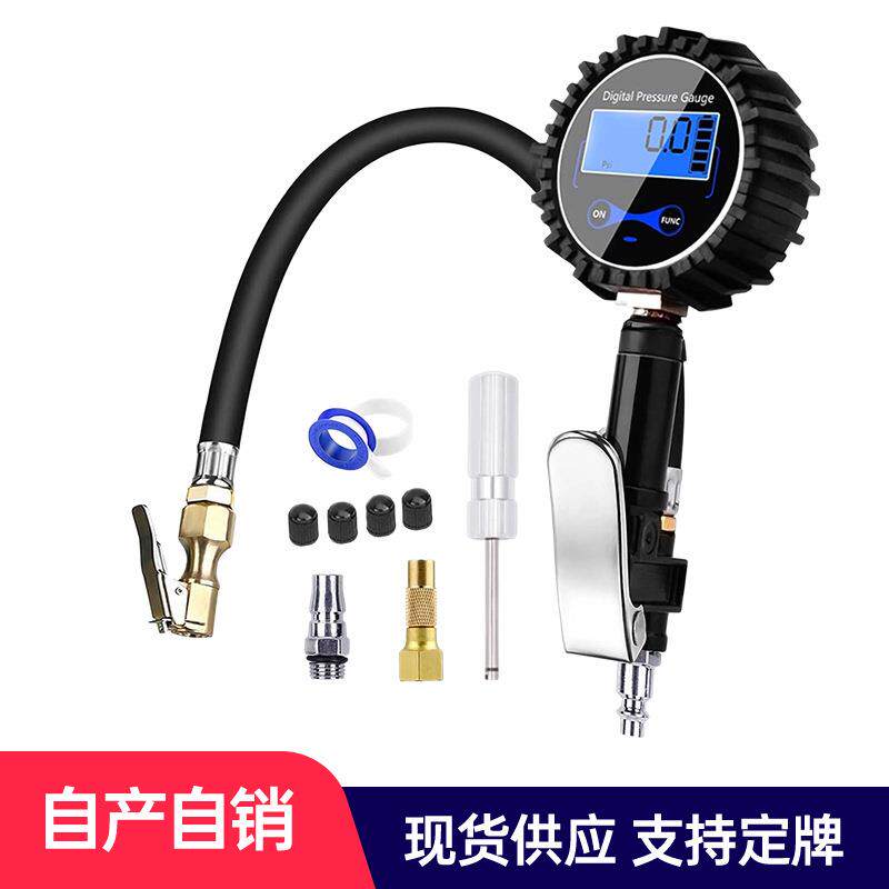 250PSI液晶显示器胎压计数器轮胎测试仪气压计汽车摩托车胎压表