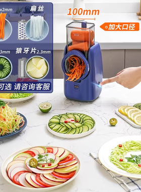 德国进口自动滚筒切菜器切片擦丝