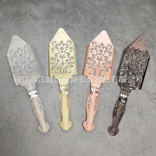 304不锈钢苦艾勺酒吧调酒工具 鸡尾酒过滤勺镂空苦精方糖漏勺