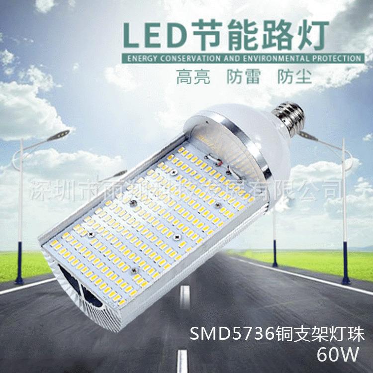 横插灯led户外市政路灯灯泡乡村道路高亮大功率螺口灯泡高压路灯