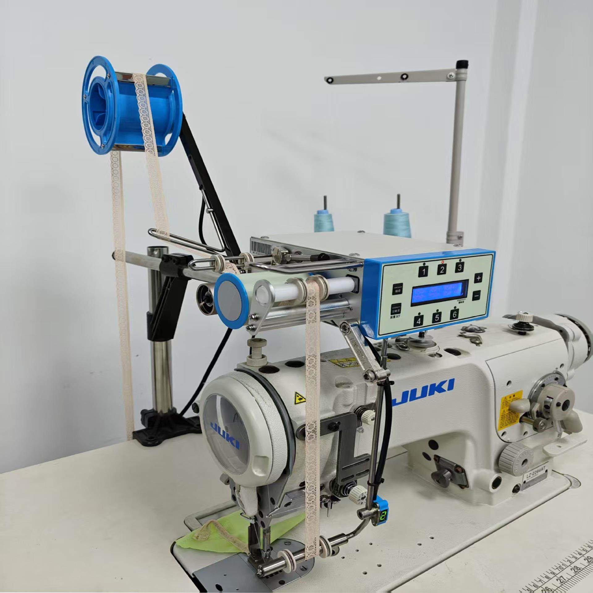 叁彩电脑送带机6段送带器缝纫机装置松紧带松布机辅助设备全自动,纺织面料/辅料/配套,其他纺织机械,淘宝优惠券,粉丝福利购,淘宝优惠卷