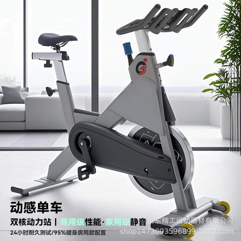 厂家直销商用动感单车健身车阻力调节静音健身房减肥自发电