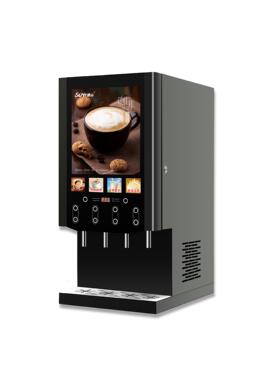 40SCW商用速溶咖啡机办公室咖啡机使用速溶粉四口制作冷饮热加冷