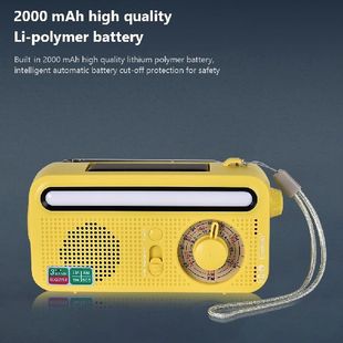 Emergenc Solar SOS Alarm Charger Radio