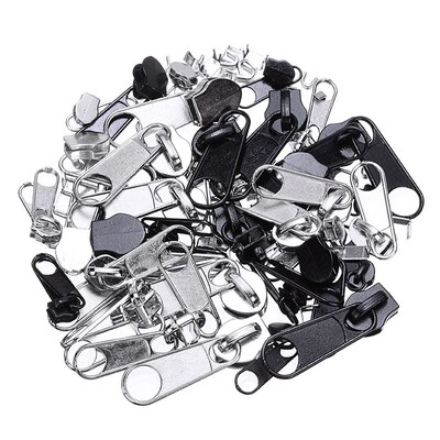 极速84pcs/Set Zipper Replacement Head Zipper Repair Kit Univ