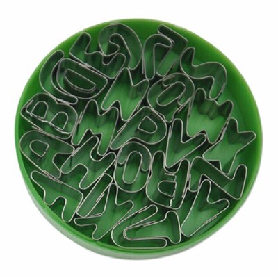 极速New Arrive 26pcs/Set Cake Cutter Alphabet Letters Shape