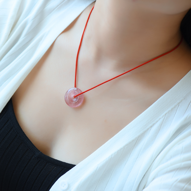 宝宝吊坠挂绳儿童平安扣专用项链绳婴儿细款挂脖红绳子小孩玉佩女