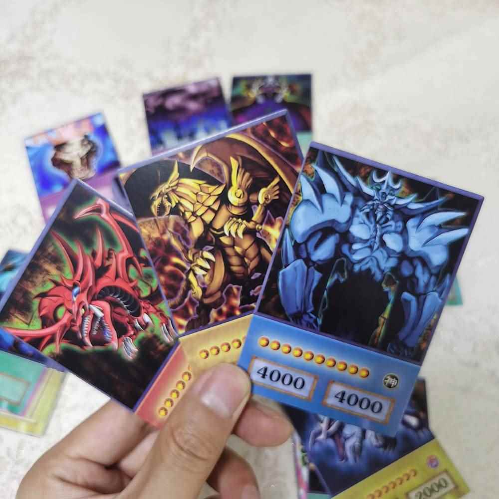 100pcs YuGiOh Ame Style Cards Blue Eyes Dark Magician Ex