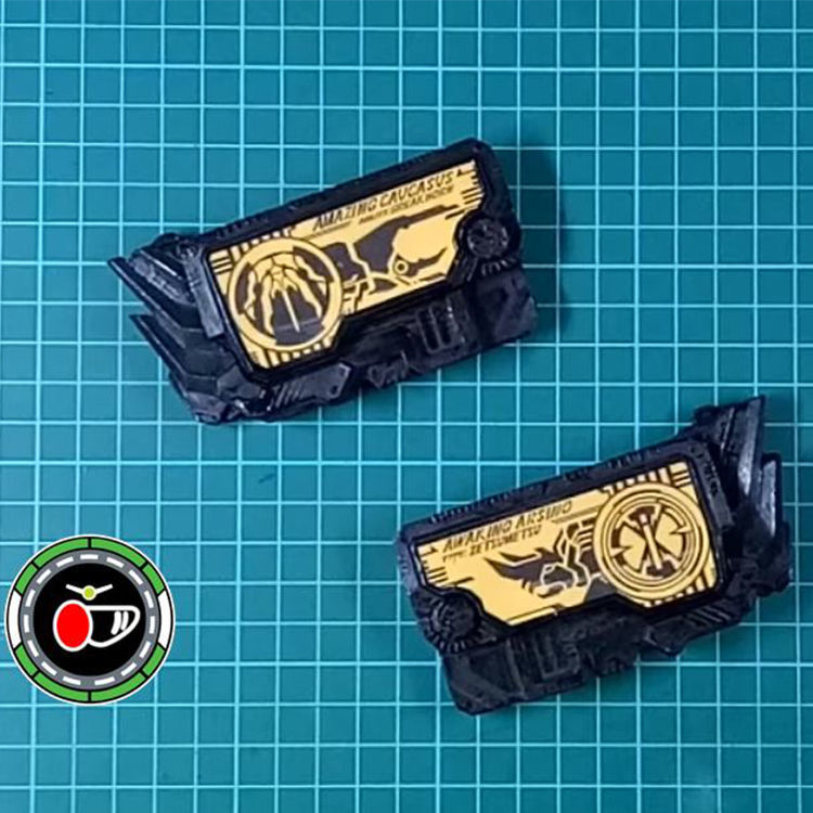 假面驱动器01骑士飞电零一腰带升华钥11可穿戴爱奇幻3D纸模型diy