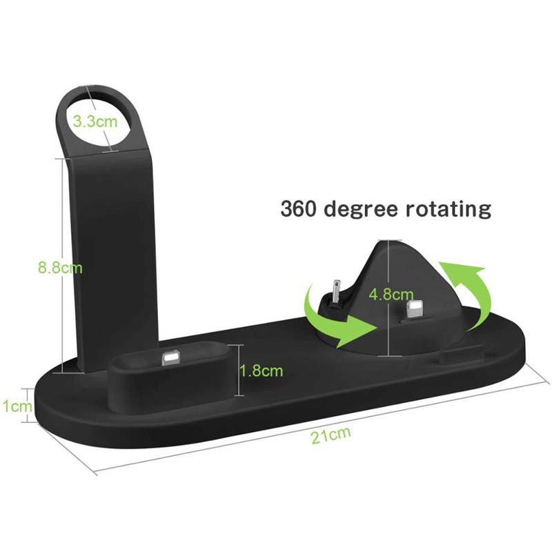 3 in 1 Charging Stand for iWatch Apple Watch Series 5 4 3 2