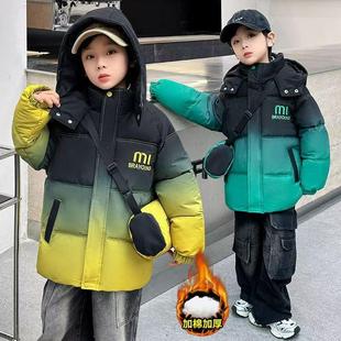 男童加厚棉衣2025新防寒棉服男宝宝超厚洋气冬款抗寒保暖棉衣外套