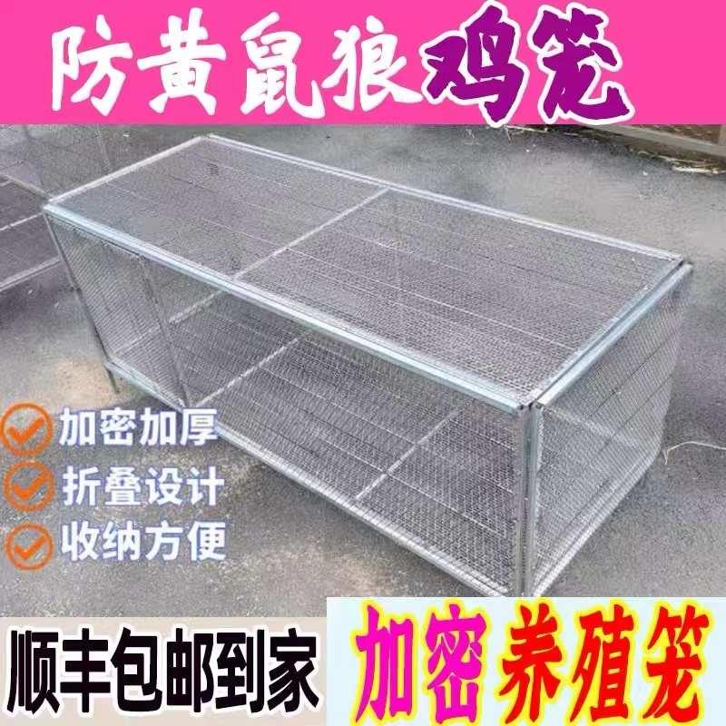 加厚笼养小鸡子防鼠狗笼加大工鸡笼鹌鹑鸽子笼加密养兔殖鸟笼笼