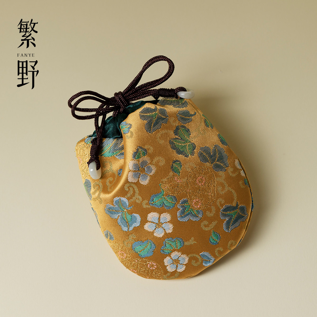 繁野新中式浮光金茶杯袋轻奢织锦茶杯主人杯收纳袋便携手拉绳布包,餐饮具,茶道/零配,淘宝优惠券,粉丝福利购,淘宝优惠卷