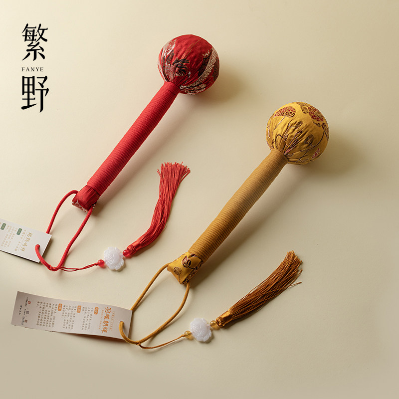 繁野艾草锤子养生按摩锤经络捶拍打神器锤背锤肩拍打棒子艾灸布锤