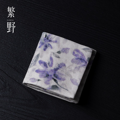 棉麻印花茶巾超强吸水茶布