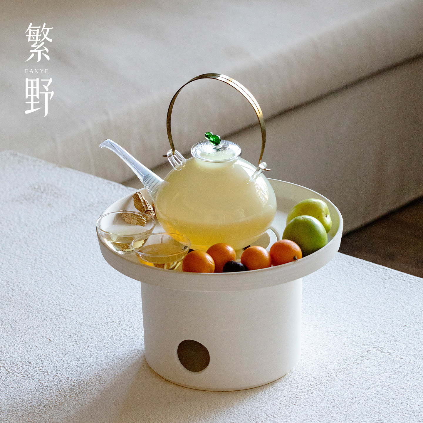 繁野 围炉煮茶烧水壶碳炉套装罐罐壶烤过耐火泥炉子可干烧酒精灯