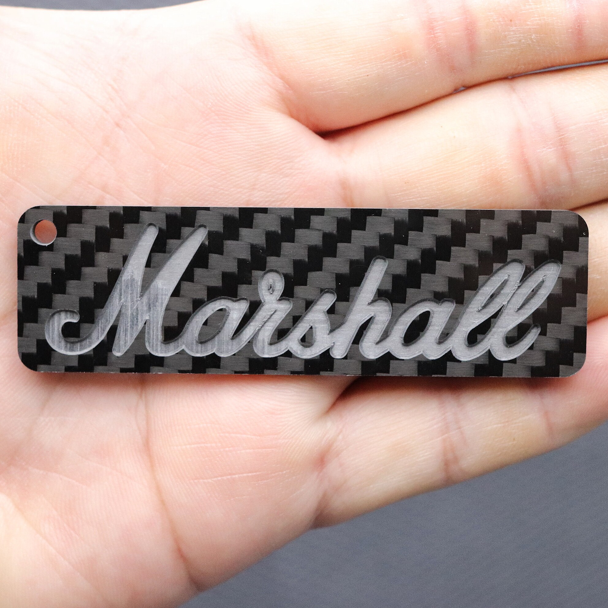 真碳纤维 马歇尔Marshall 钥匙扣挂件男女礼物