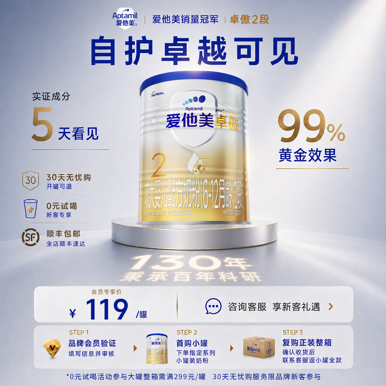 新客首罐0元试喝复购整箱返全款图片