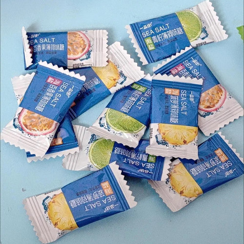 清凉维c糖薄荷糖商用批发独立小包装酒店火锅店接待摆盘散装糖果