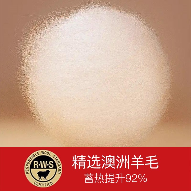 羊毛绒护膝盖套保暖老寒腿男女士关节老人秋冬季加厚防寒发热