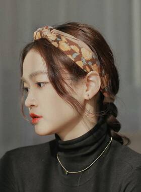Hair hoe hair binding of retro French daily wearing ribbons