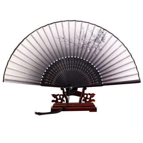 色摺扇男铁不锈钢扇炫酷练功扇。身扇子骨扇古风霸气摺扇金属骨