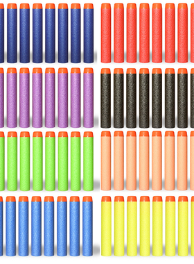 ..7.2cm 100pcs For Nerf Soft Bullets Darts Round Head Refill