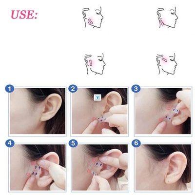 40/100 Pcs/Set Invisible Thin Face Stickers Face Facial