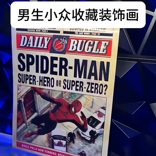 蜘蛛侠英雄无归3D光栅装饰画