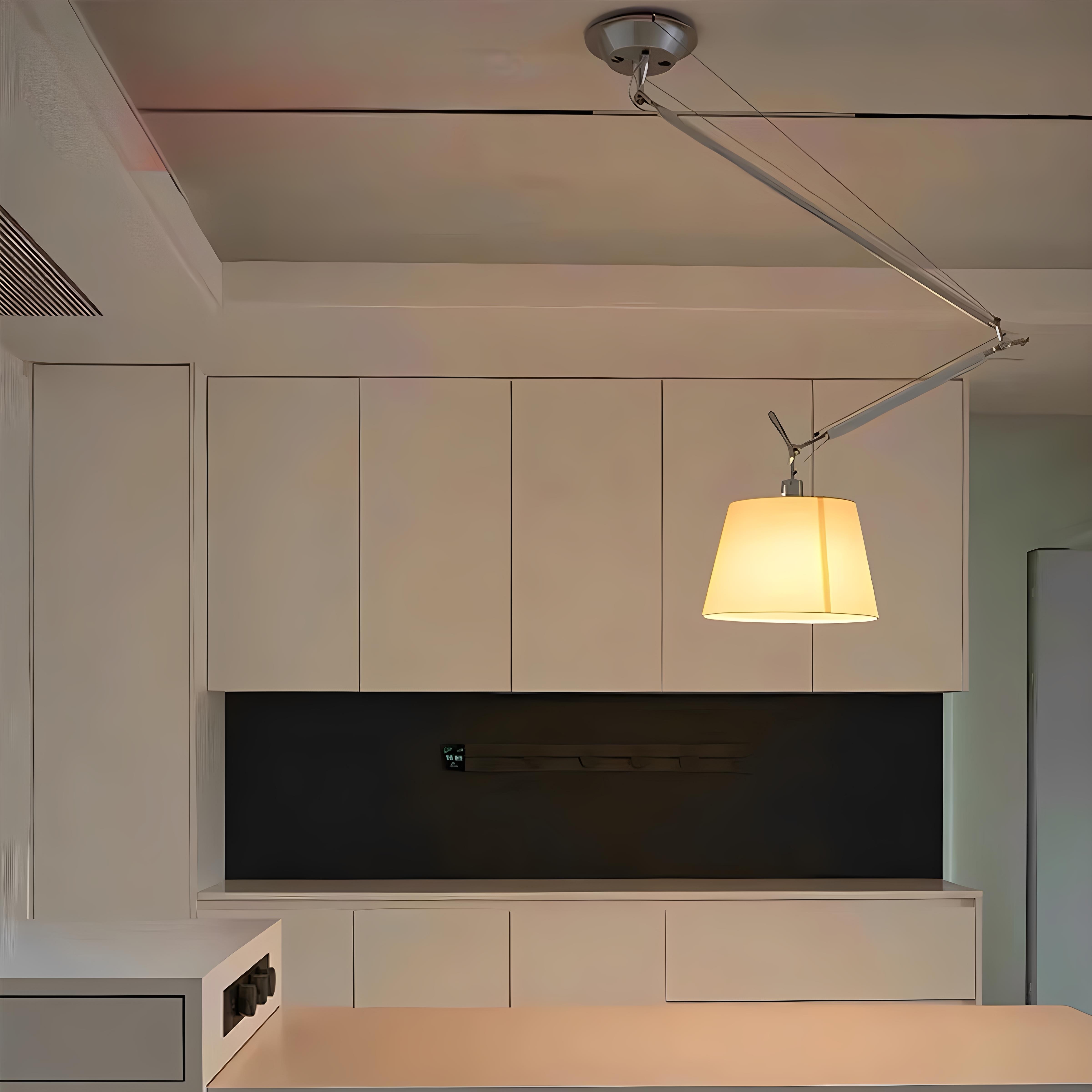 Artemide长杆摇臂餐厅吊灯包豪斯设计师工作室可移位悬挂阅读灯具