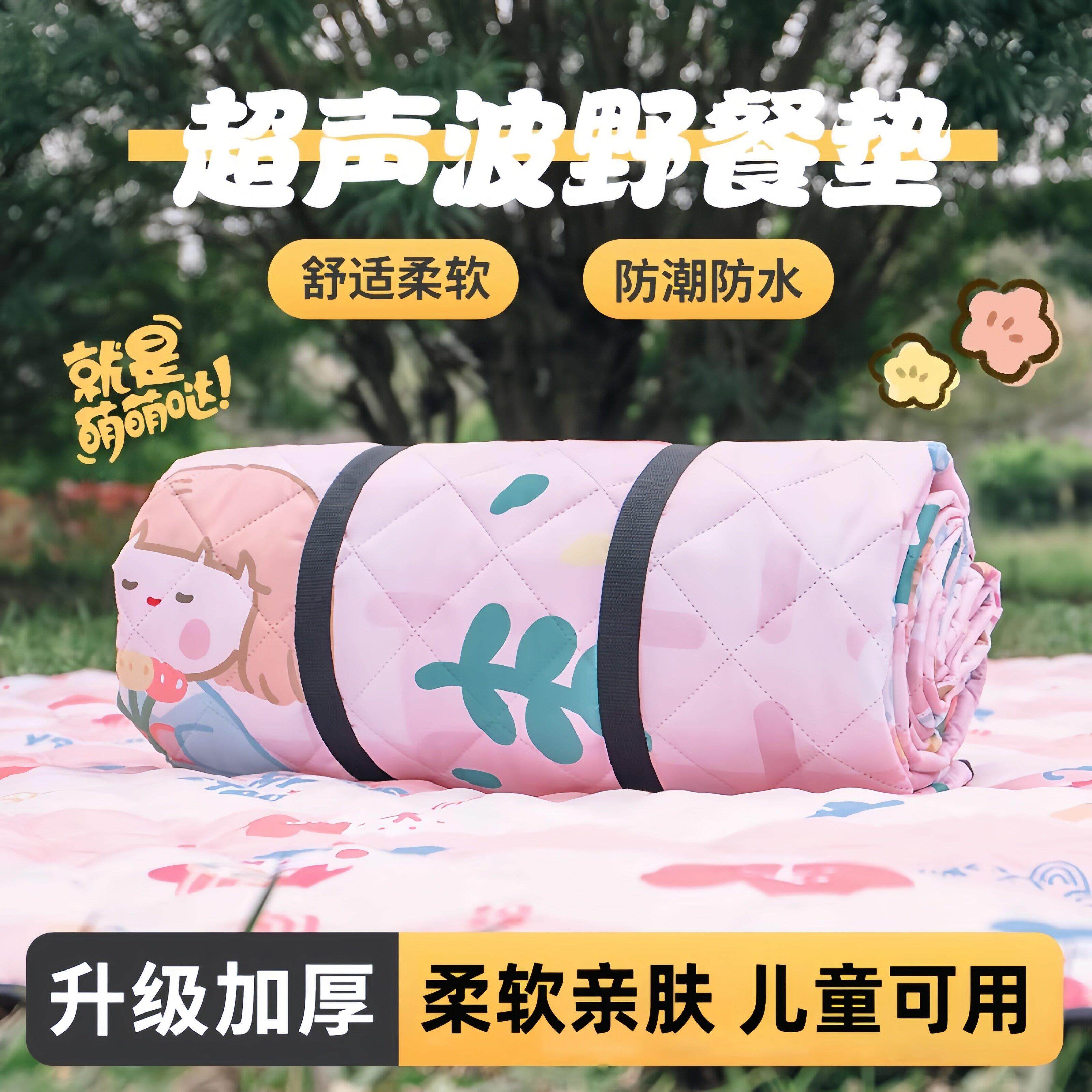 加厚儿童野餐垫小尺寸小学生便携春游户外小号迷你婴儿爬行防潮垫