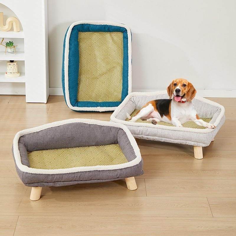 宠物实木沙发猫窝狗窝冬保暖四季通用垫子可拆洗行军床小型犬狗床,宠物/宠物食品及用品,猫窝/屋/帐篷/沙发,淘宝优惠券,粉丝福利购,淘宝优惠卷