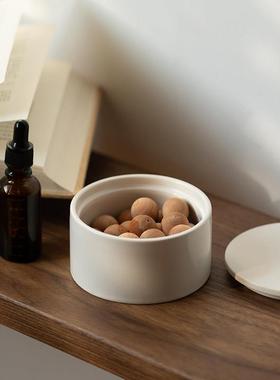 木墨生活 亚白扩香盒 卧室摆件持久留香扩香器香水香薰摆件扩香石