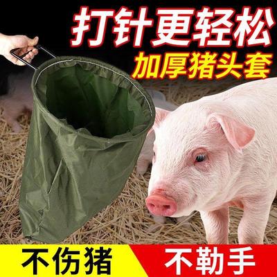 加厚猪头套养殖专用罩猪头袋猪场打针蒙猪一体袋子转运抓套猪神器