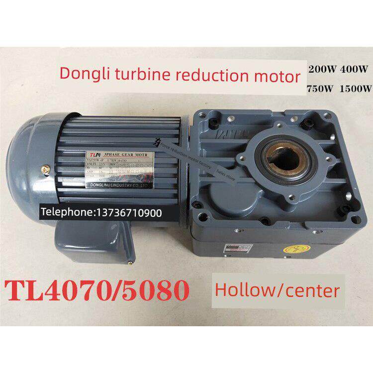 东力减速电机200W400W750W变频调速涡轮电机Tl4070/Tl5080