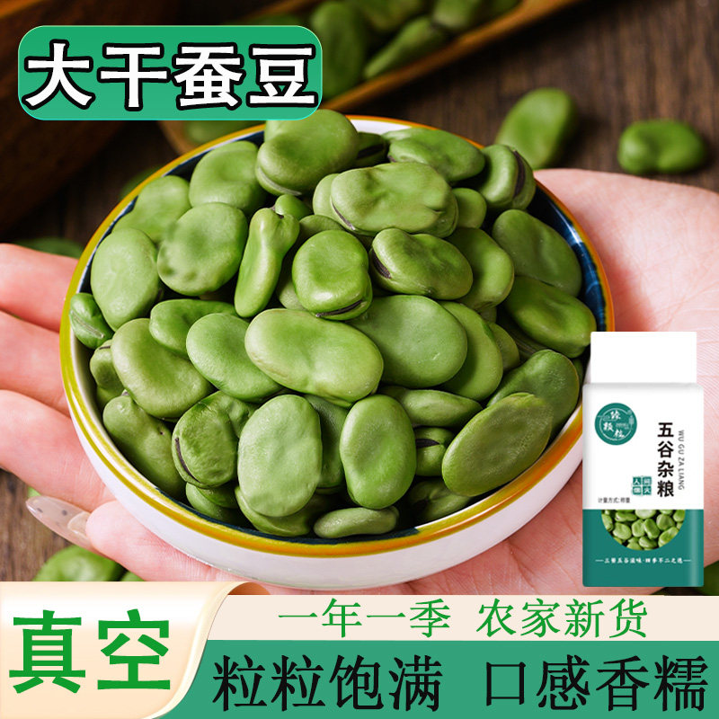真空装大干蚕豆5斤当季新货绿皮蚕豆可发芽罗汉豆莲花豆农家自种