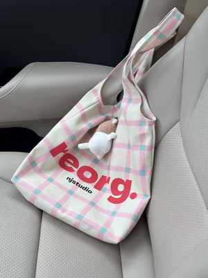 单肩通勤手提上课ins新款包包