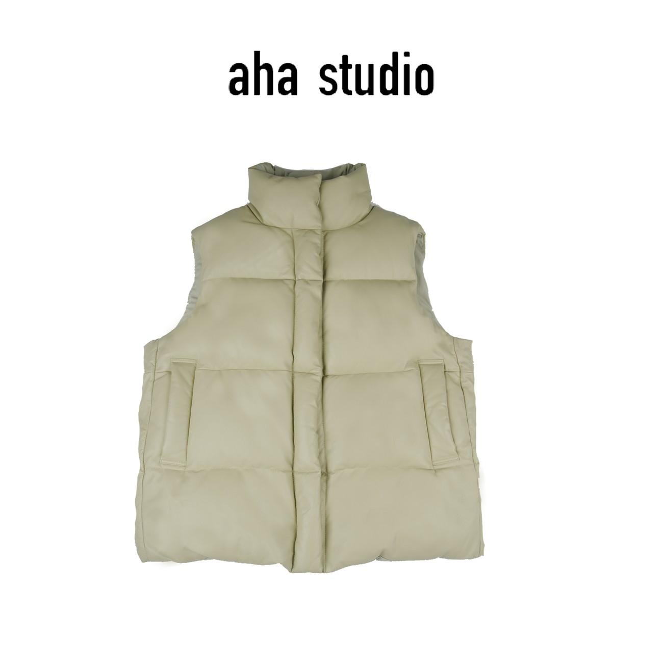 华吉言【牛油果欧包】 绵羊皮鹅绒服