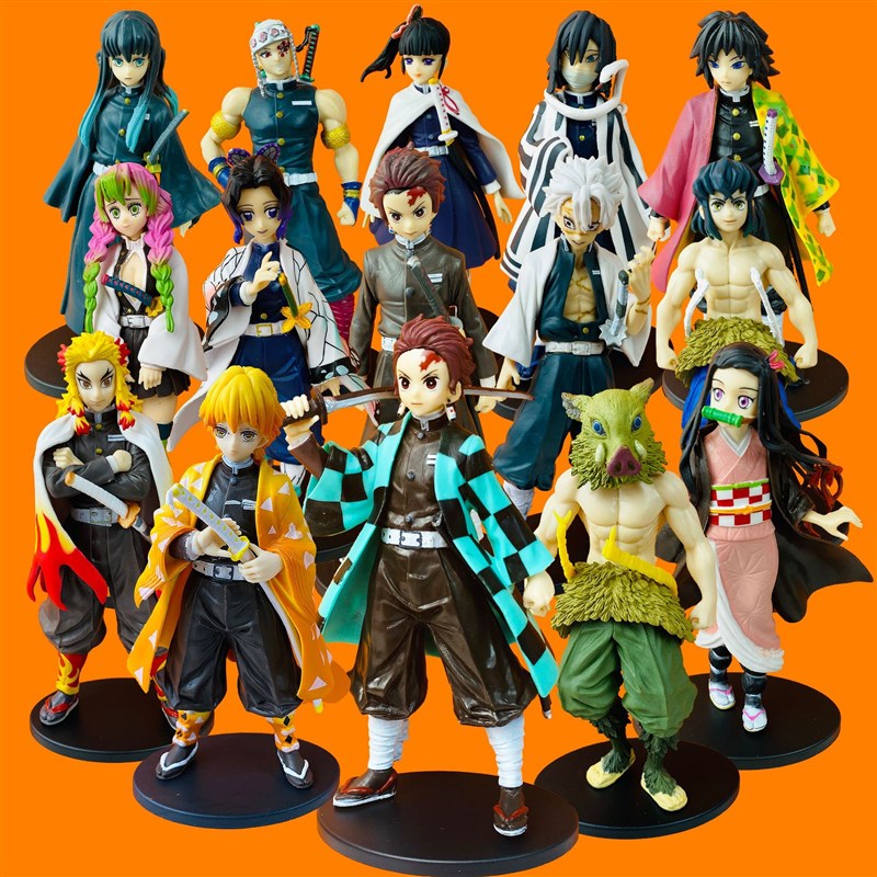 Anime Demon Slayer Action Figures Kimetsu No Yaiba Shinobu N